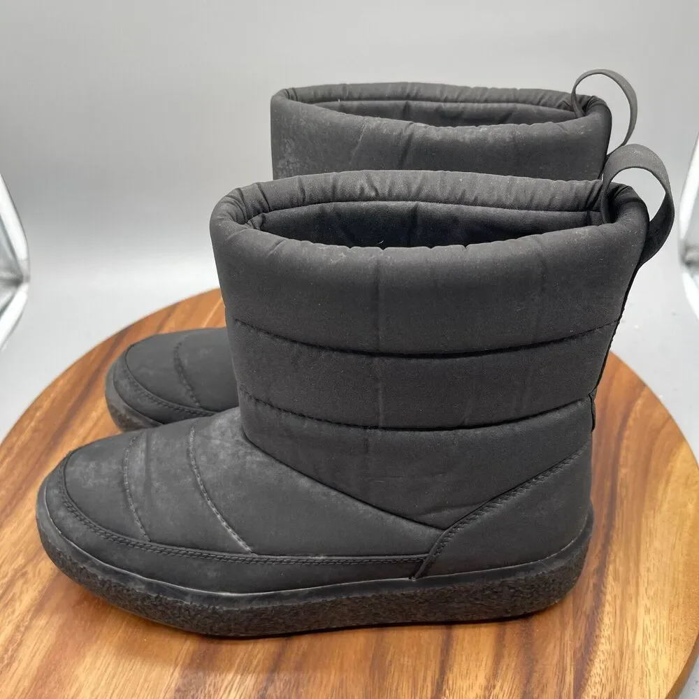 Madewell The Toasty Puffer Boots Womens Size 10 Black NH870 Snow
